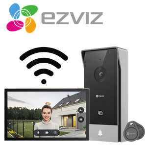 VIDEOPORTERO EZVIZ HP5 TIMBRE VIDEOPORTERO WIFI 2MP CON MONITOR TOUCH 7" 2.4/5Ghz AUDIO 2 VIAS.