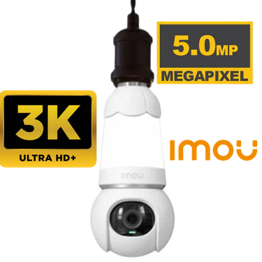 CAMARA WIFI IMOU IPC-S6D-5M0WEB TIPO FOCO 5MP 3K PT 360° LUZ SIRENA DE ALERTA AUDIO 2 VIAS.