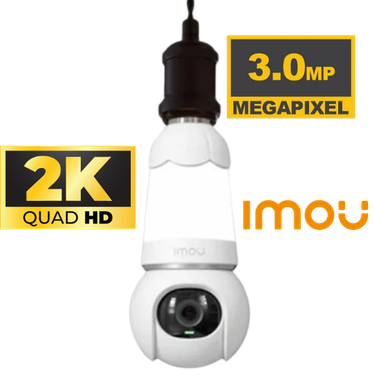 CAMARA WIFI IMOU IPC-S6D-3M0WEB TIPO FOCO 3MP 2K PT 360° LUZ SIRENA DE ALERTA AUDIO 2 VIAS.