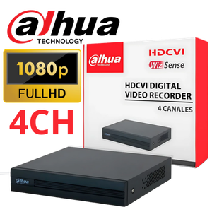 GRABADOR XVR DAHUA XVR1B04-I COOPER 4CH PENTA-BRID 1080N/720P, WIZSENSE, 1 HDD.