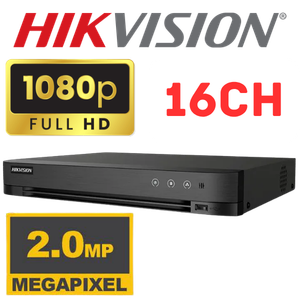 DVR HIKVISION DS7216HGHI-M1(S) GRABADOR 16 CANALES 1080P CON AUDIO  1HDD
