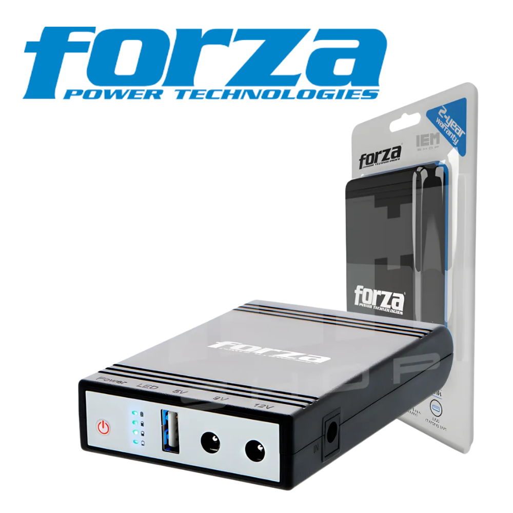 MINI UPS FORZA FZ-DC-140USB PORTATIL FORZA DC-140USB 14W 5/9/12V USB FORZA