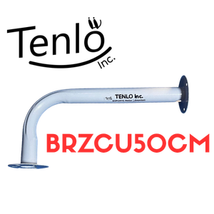 BRAZO CURVO TENLO BRZCU50CM METALICO 50CM PINTURA ELECTROESTATICA RESISTENTE A LLUVIAS.