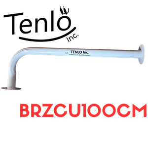 BRAZO CURVO TENLO BRZCU100CM METALICO 100CM PINTURA ELECTROESTATICA RESISTENTE A LLUVIAS.