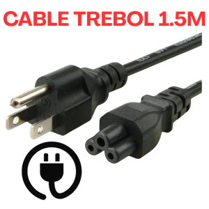 CABLE PODER TIPO TREBOL DE 1.5M