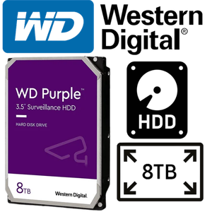 DISCO DURO WESTER DIGITAL SE-HDD8TB PURPLE 8 TERAS SATA 8000GB