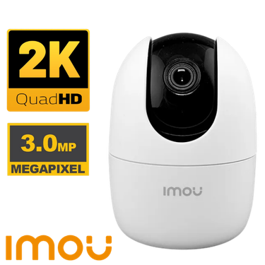 [IPC-K2EN-3R1W] CAMARA WIFI IMOU IPC-K2EN-3R1W RANGER 2  3MP 2K PT 360° SENSOR DE RUIDO SIRENA DE ALERTA 01 PUERTO RJ45 AUDIO 2 VIAS.