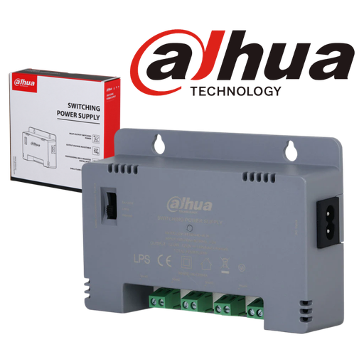 [PFM344D-4CH-US] FUENTE CENTRALIZADA DAHUA PFM344D-4CH-US MULTISALIDA 4 CANALES, SALIDA 12V POTENCIA TOTAL 60 W