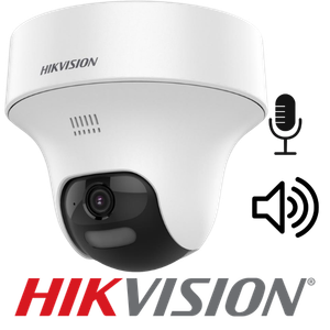 [HK-DS2CE70D0T-PTLTS] CAMARA ANALOGA HIKVISION DS2CE70D0T-PTLTS DOMO PT INTERIORES 2MP  AUDIO 2 VIAS SMART HYBRID LIGHT IR 25M