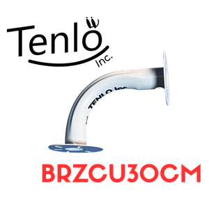 [BRZCU30CM] BRAZO CURVO TENLO BRZCU30CM METALICO 30CM PINTURA ELECTROESTATICA RESISTENTE A LLUVIAS.