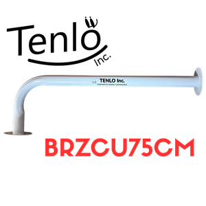 [BRZCU75CM] BRAZO CURVO TENLO BRZCU75CM METALICO 75CM PINTURA ELECTROESTATICA RESISTENTE A LLUVIAS.