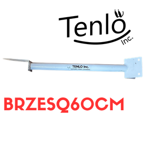 [BRZESQ60CM] BRAZO ESQUINERO TENLO BRZESQ60CM METALICO 60CM ELECTROESTATICA, CON TECHO PARA CAMARAS IMOU/EZVIZ
