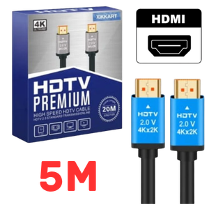 [HDMI5M] CABLE HDMI CAJA AZUL HDMI5M HD 2.0V PREMIUN 4K 60HZ 5M