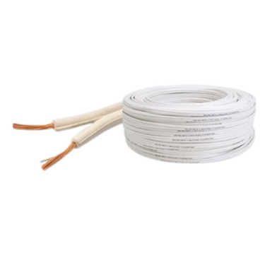 [C-WH-C14] CABLE MELLIZO  BLANCO HIGH FULL MAX C-WH-C14 CCA 2*26/0.2mmCCA, OD: 3.4*8.0MM