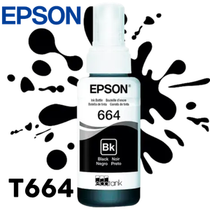 [T664120-AL] BOTELLA DE TINTA EPSON T664 BLACK 70ml