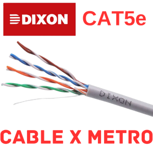 [3050GXMETRO] CABLE UTP X METRO DIXON 3050 GRIS CAT5 CCA INTERIORES