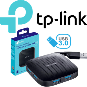 [0102500034] HUB USB PORTATIL TP-LINK UH400 4 PORT USB 3.0 TIPO A NEGRO