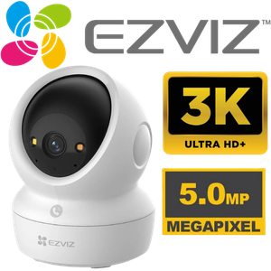 [CS-H6C-R200-1Q5WFL] CAMARA WIFI INTERIOR EZVIZ H6C 5MP 3K PT 360° LUZ LED SIRENA DE ALERTA 01 PUERTO RJ45 AUDIO 2 VIAS